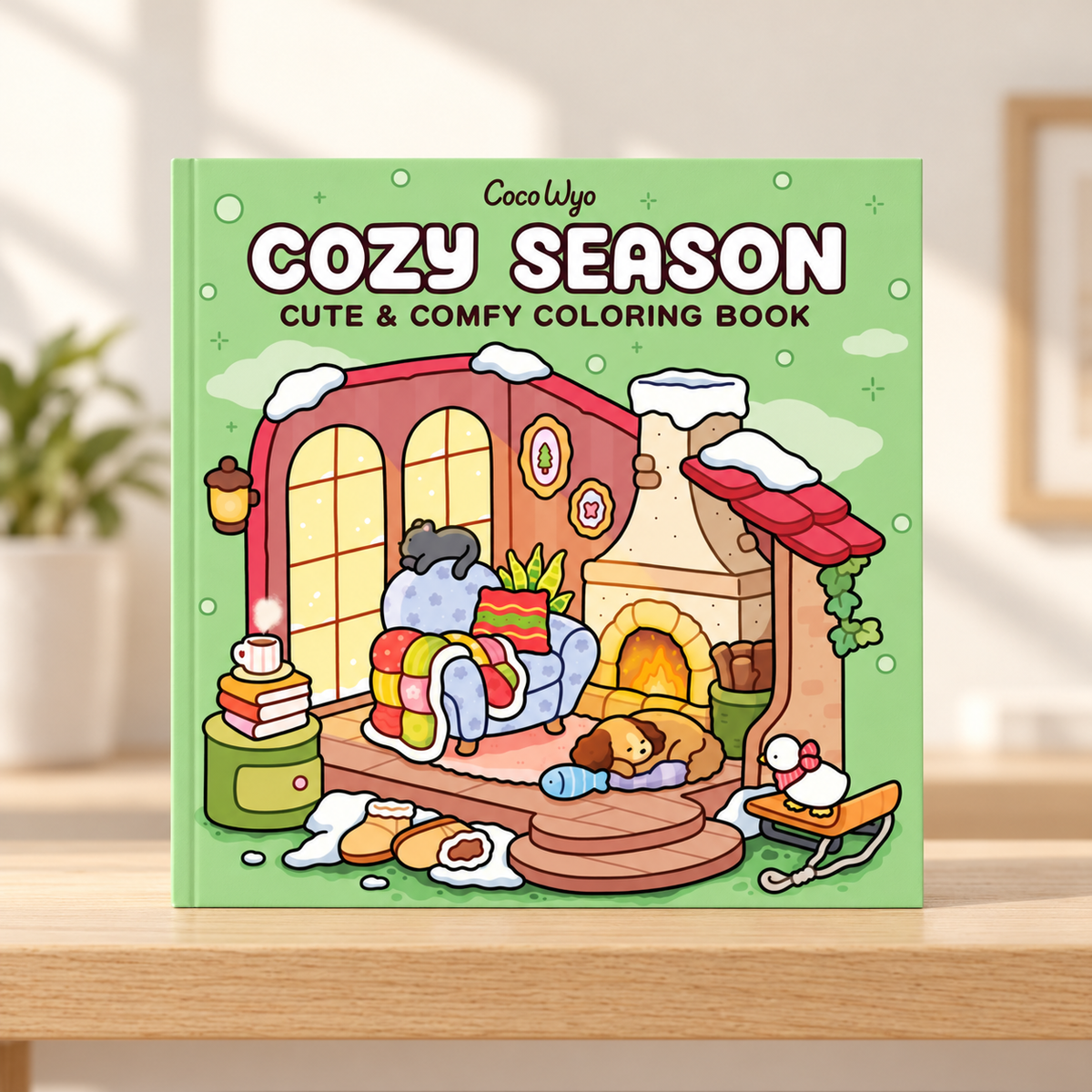 Coco Wyo Cozy Season: Cute & Comfy Coloring Book