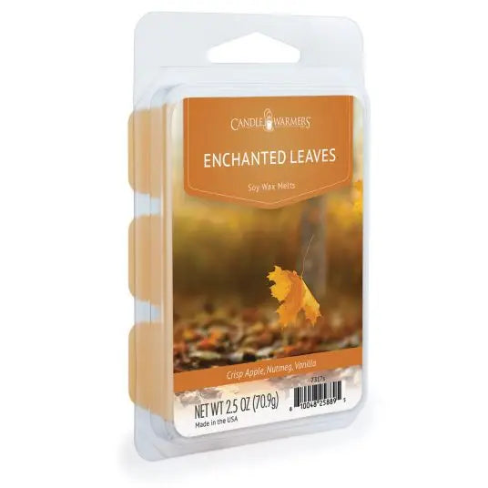 Enchanted Leaves Soy Wax Melts | Crisp Apple, Nutmeg & Vanilla | 2.5 oz