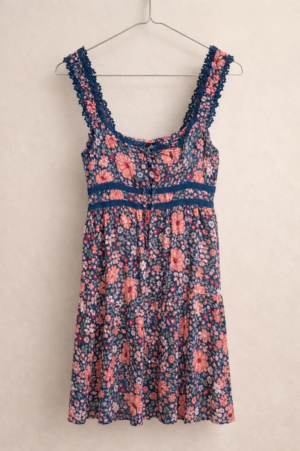 Floral Rayon Sundress – Size Large
