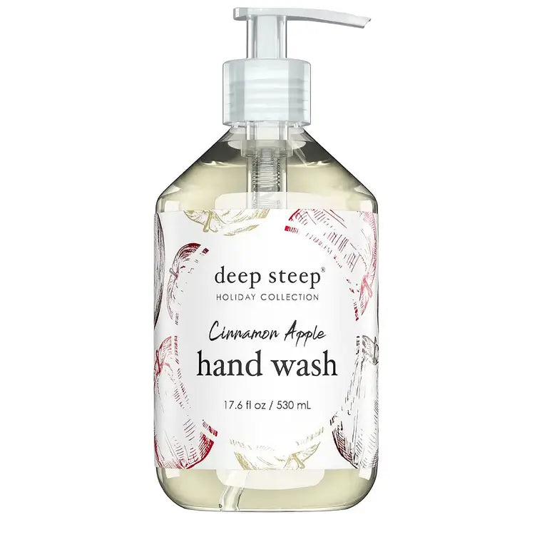 Cinnamon Apple Argan Oil Hand Soap – Warm Spiced Orchard Scent (17.6 oz)