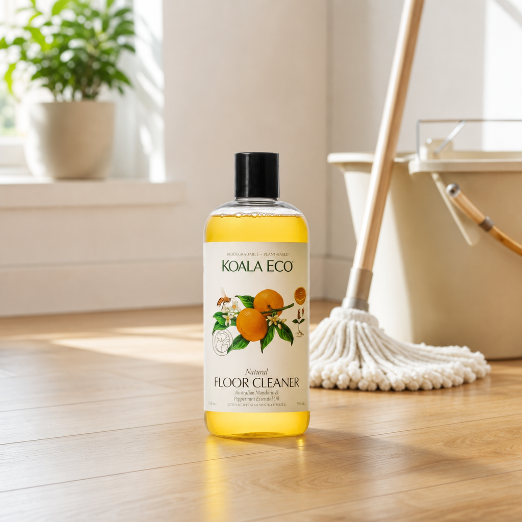 Koala Eco Natural Floor Cleaner – Plant‑Based Floor Cleaning Solution (Mandarin & Peppermint)
