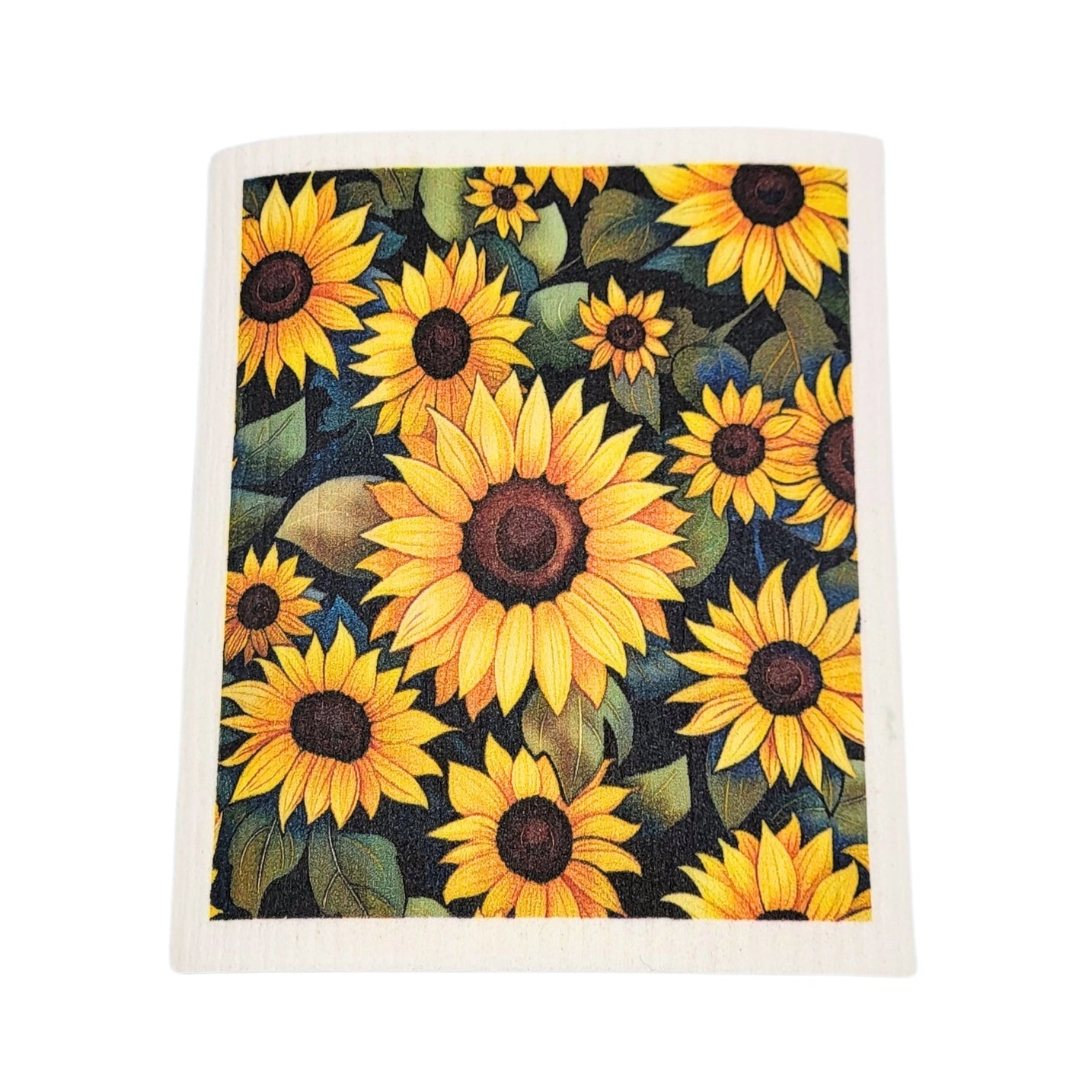 Sunflower Swedish Dishcloth – Reusable Eco‑Friendly Cloth Replaces 17 Paper Towel Rolls