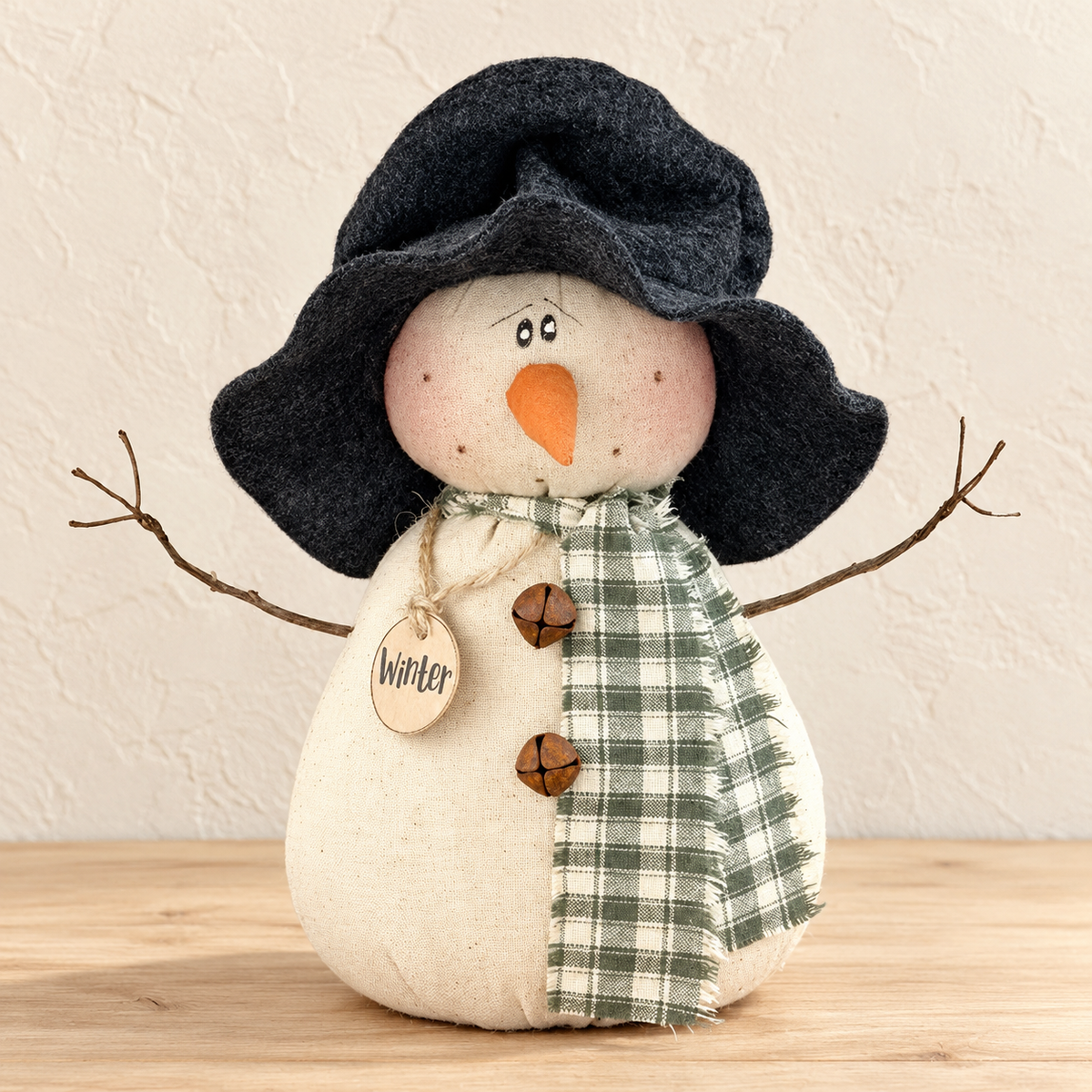 Winter the Snowman by Honey & Me | 8" Winter Décor