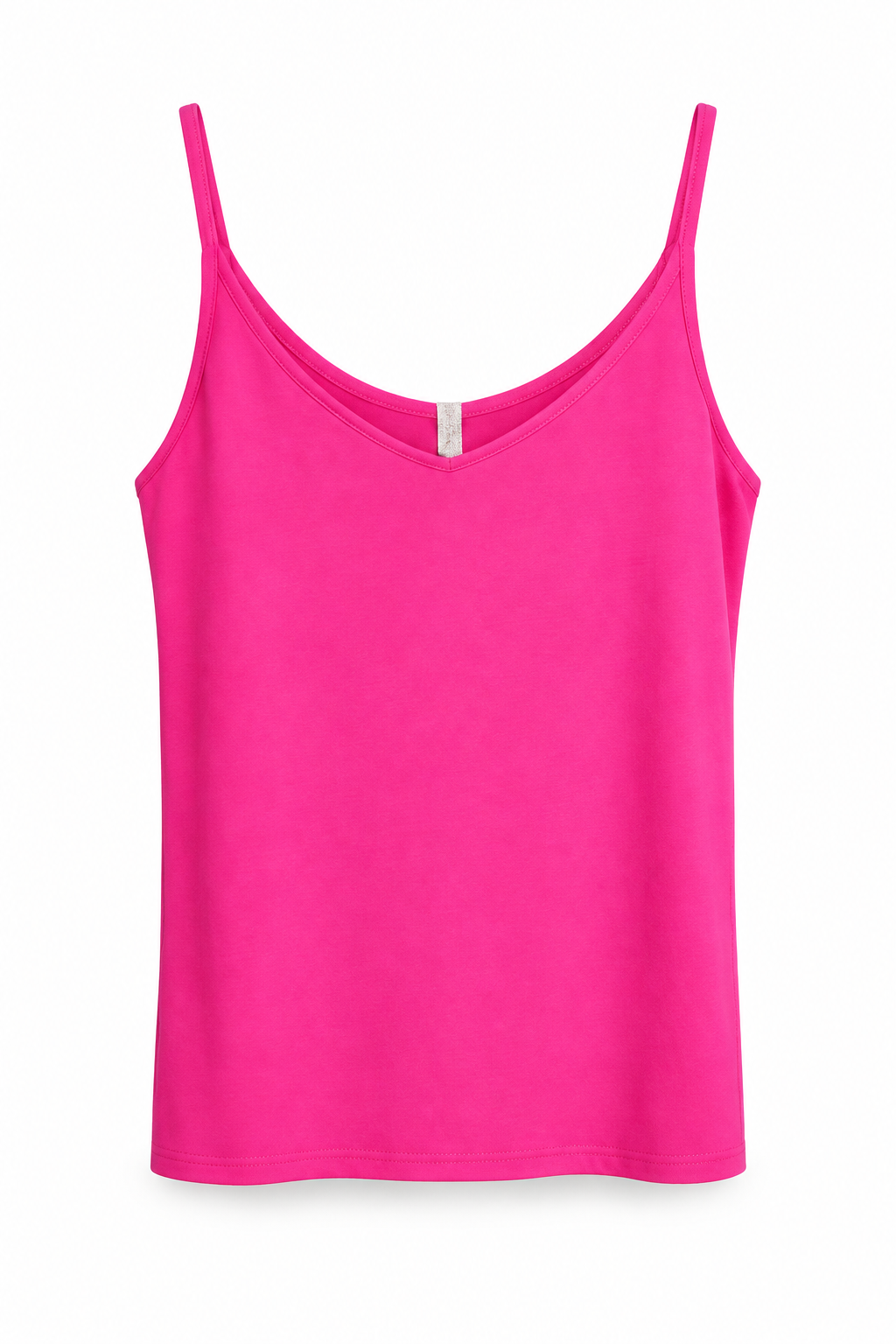 Zenana Women’s Hot Pink Rayon Camisole – Large