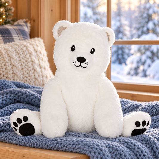 Perry Polar Bear Warm Pals Lavender-Scented Plush