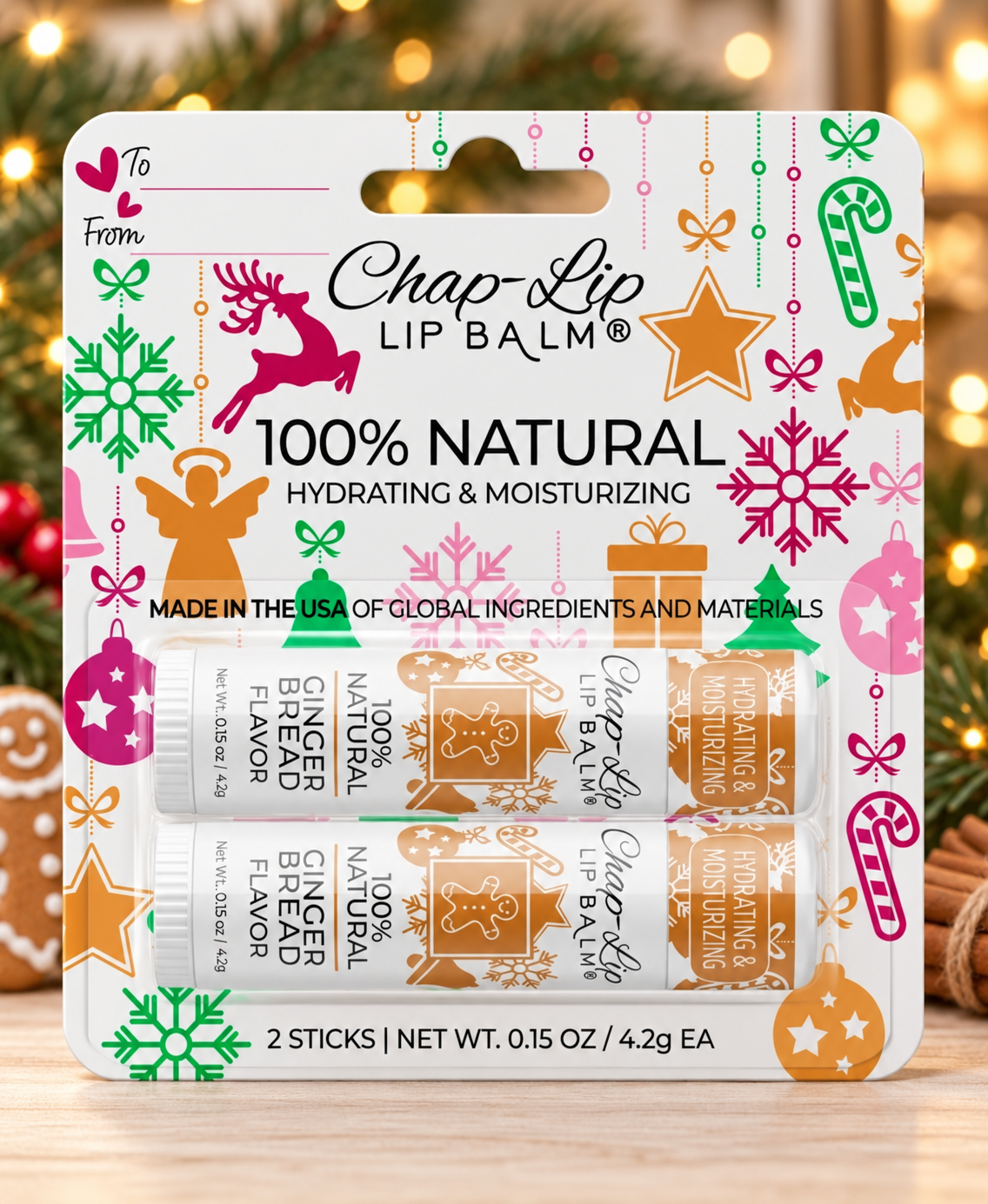 Chap-Lip Holiday Lip Balm Gift Set, 2-Pack