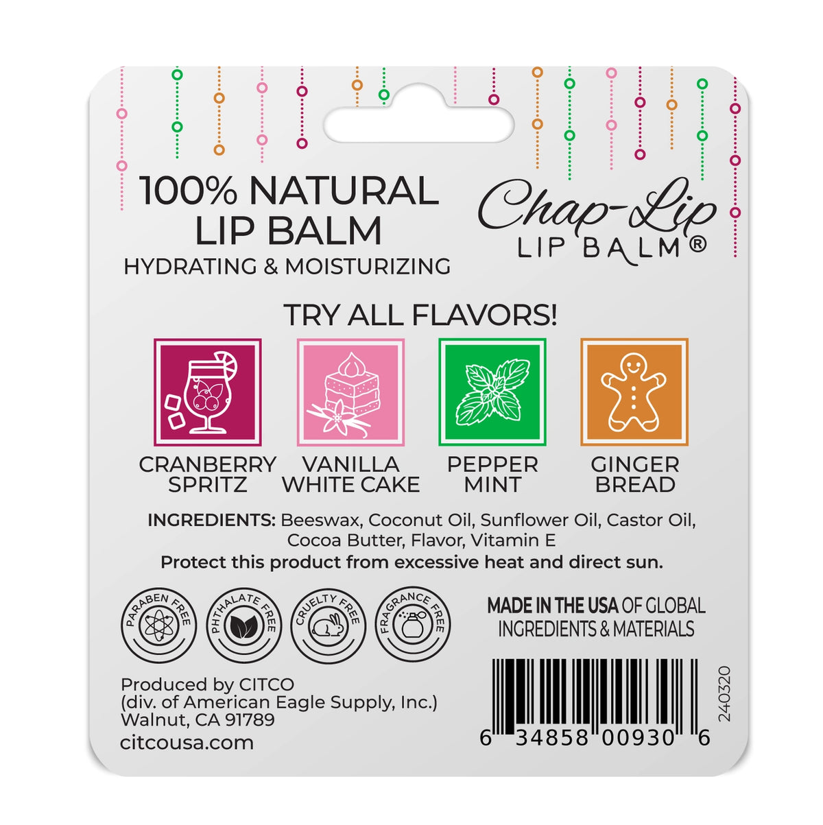 Chap-Lip Holiday Lip Balm Gift Set, 2-Pack