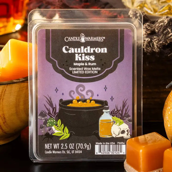 Cauldron Kiss Soy Wax Melts | Maple & Rum Limited Edition | 2.5 oz