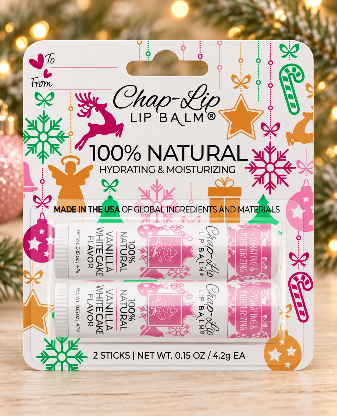 Chap-Lip Holiday Lip Balm Gift Set, 2-Pack