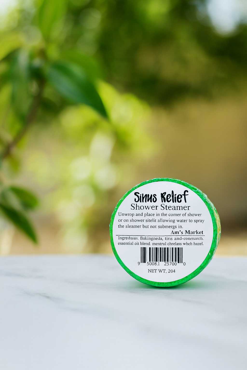 Sinus Relief Shower Steamer – Eucalyptus & Peppermint Aromatherapy (2 oz)