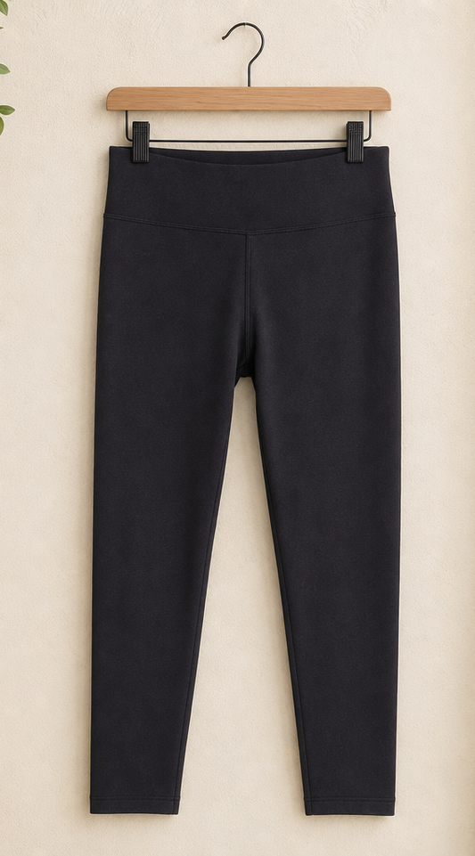 Zenana Microfiber Full‑Length Leggings – Butter Soft High‑Stretch • Size 1X