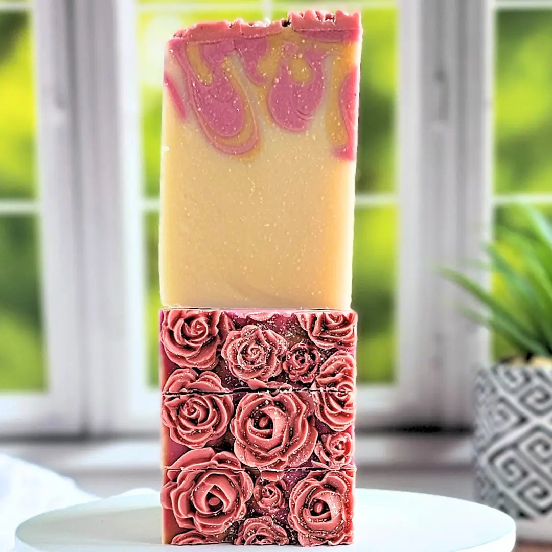 Blossom Goat Milk Soap – Pineapple, Rose Blossom & Fresh Air