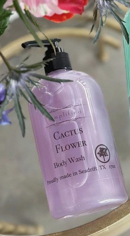 Cactus Flower Body Wash – Honeydew, Soft Floral & Citrus Blossom Scent (17 oz)