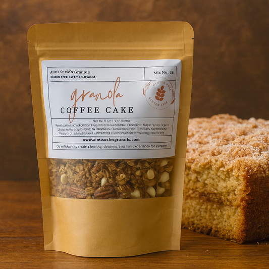 Coffee Cake Granola – Gluten‑Free, Non‑GMO Small‑Batch Cinnamon Crumble Oats