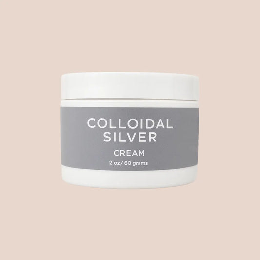 Colloidal Silver Organic Cream – Soothing Hydration & Skin Support (2 oz)
