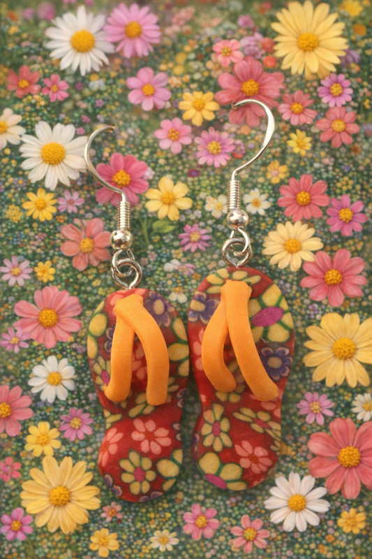 Floral Dangle Earrings – Lightweight Flower Earrings with Hypoallergenic Hooks, Spring & Summer Jewelry