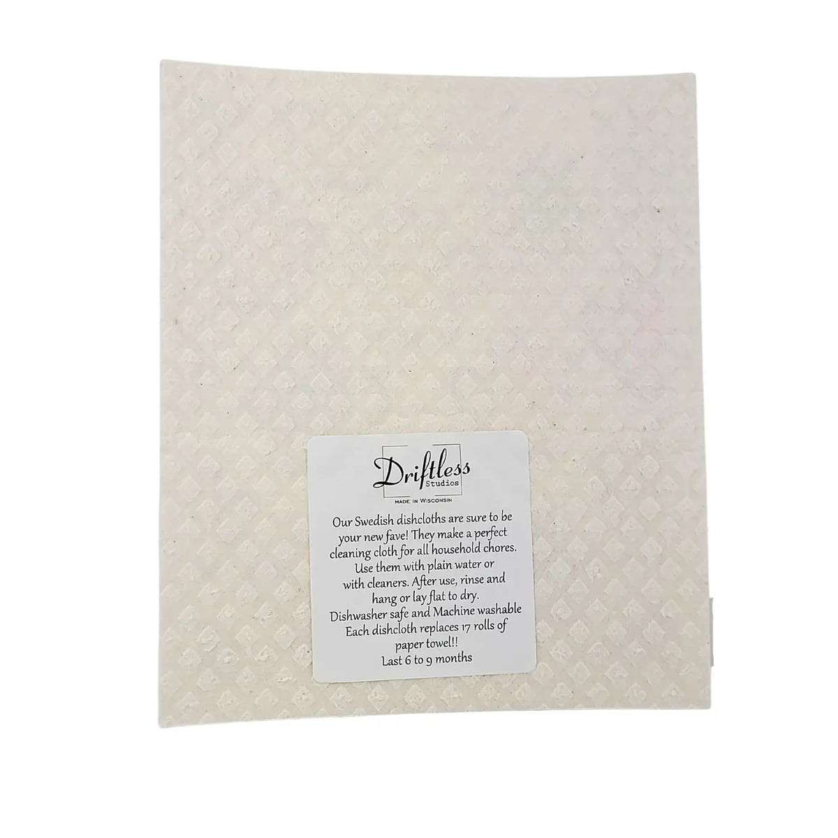 Reusable Swedish Dishcloth – Autumn Harvest Design (6–9 Month Use)