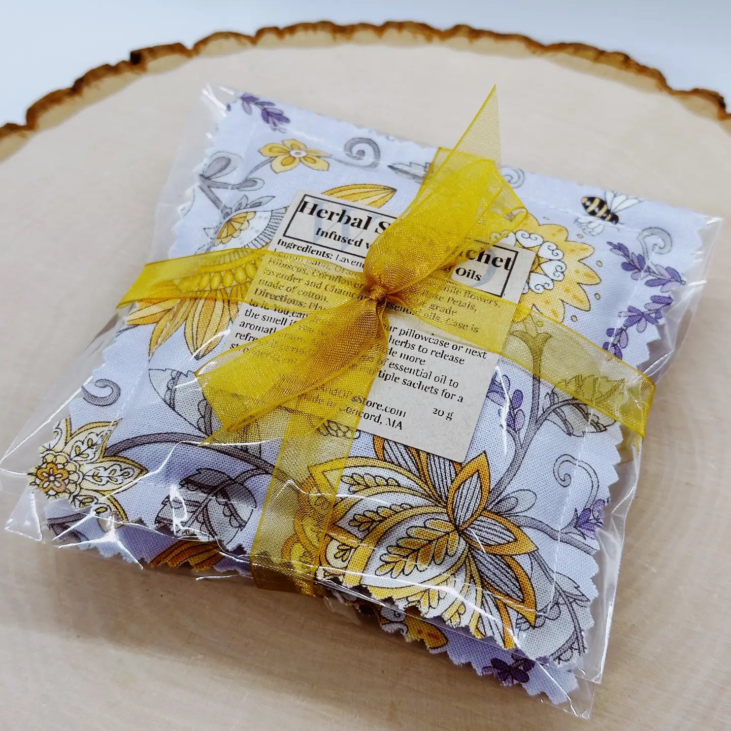 Herbal Sleep Sachet Gift Set – Lavender & Chamomile Bedtime Blend