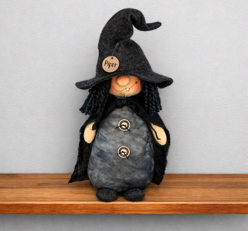 Honey & Me “Piper” Witch – Rustic Fall Décor