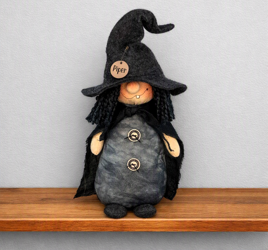 Honey & Me “Piper” Witch – Rustic Fall Décor