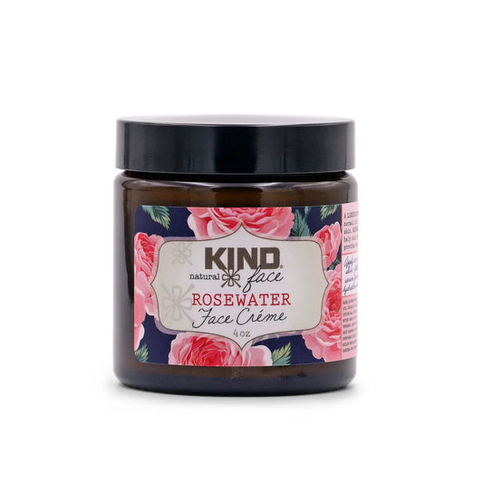 Rosewater Face Cream – Hydrating Anti‑Aging Moisturizer with Tea Extracts (4 oz)