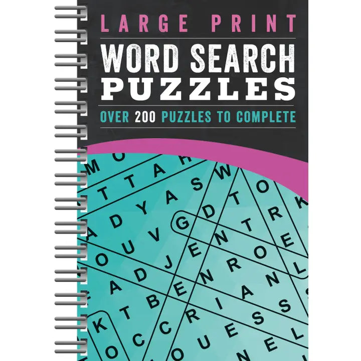 Large Print Word Search Puzzle Book | 200+ Easy-to-Read Brain Games