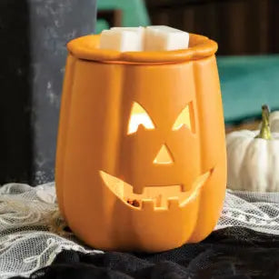 Jack-O'-Lantern Ceramic Electric Wax Warmer with 20W Bulb Included